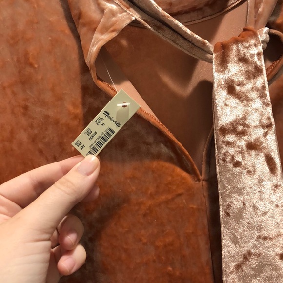 Madewell mockneck tie back dress - Picture 3 of 5